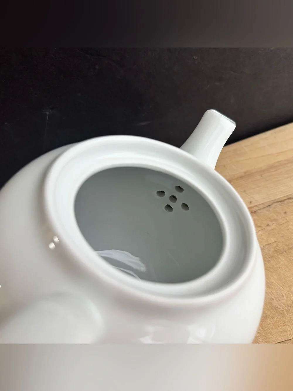 Vintage Pillivuyt French Porcelain 4-cup (1 qt) White Teapot